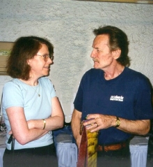 The author with Lightfoot, 5/2001
